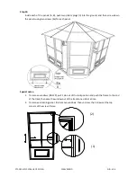 Preview for 9 page of Gazebo penguin Solarium 41212 Assembly Instructions Manual