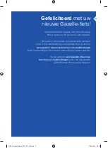 Preview for 4 page of Gazelle Bosch-systeem Quick Start Manual