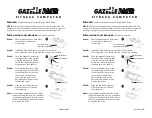 Предварительный просмотр 4 страницы Gazelle PACER Owner'S Manual