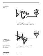 Предварительный просмотр 2 страницы Gazepoint Vesa Mount Assembly Instructions