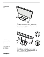 Предварительный просмотр 3 страницы Gazepoint Vesa Mount Assembly Instructions