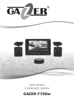 Preview for 1 page of Gazer F750w User Manual