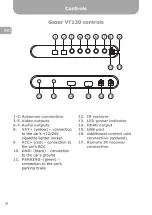 Предварительный просмотр 6 страницы Gazer VT120 User Manual