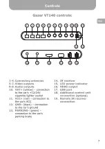 Предварительный просмотр 7 страницы Gazer VT120 User Manual