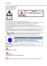 Предварительный просмотр 2 страницы Gazi BEF47-112V Instructions For Maintenance And Use