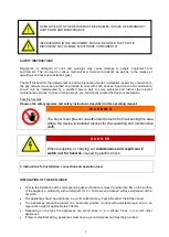 Preview for 6 page of Gazi XEF463-207V Instructions For Maintenance And Use