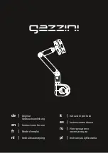 Preview for 1 page of Gazzini 10013450 Instructions For Use Manual