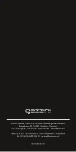 Preview for 36 page of Gazzini 10020889 Instructions & Installation Manual