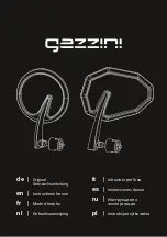 Preview for 1 page of Gazzini 10039781 Instructions For Use Manual