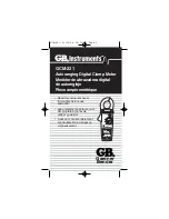 GB Instruments GCM-221 Manual preview