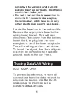 Preview for 7 page of GB Instruments Wire-Tracker GET-4110K Instruction Manual