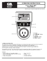 GB PM3100 Operating Instructions preview