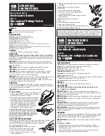 Preview for 1 page of GB RKT-10 Operating Instructions