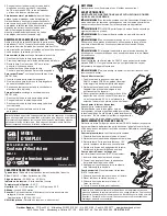 Preview for 2 page of GB RKT-10 Operating Instructions