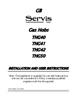 Preview for 1 page of GB THG40 Installation And User Instructions Manual