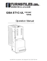 GBA ST1C-UL Operation Manual preview