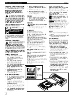 Preview for 2 page of GBC 13 PRO Operating Instructions Manual