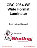 GBC 2064-WF Instruction Manual preview