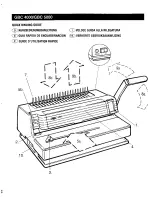 Preview for 3 page of GBC 4000 Combo Operating Instructions Manual