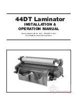 Предварительный просмотр 2 страницы GBC 44DT Installation & Operation Manual