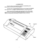 Preview for 6 page of GBC 4500 Pro series Service Manual