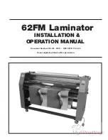 Preview for 2 page of GBC 62FM Installation & Operation Manual