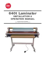 GBC 640T Installation & Operation Manual preview