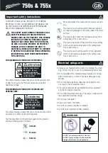 Предварительный просмотр 3 страницы GBC 750s Instruction Manual