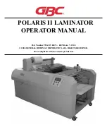 Preview for 1 page of GBC 930-115 Operator'S Manual