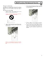 Предварительный просмотр 25 страницы GBC A1 Operation & Instruction Manual