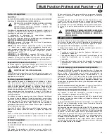 Preview for 28 page of GBC A1 Operation & Instruction Manual