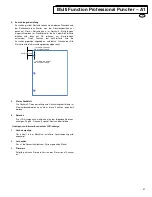 Предварительный просмотр 57 страницы GBC A1 Operation & Instruction Manual