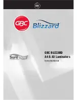 GBC A4 Blizzard Instruction Manual preview