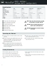 Предварительный просмотр 4 страницы GBC AccuCut A300 Instruction Manual