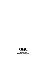 Preview for 12 page of GBC Arctic Eagle 1600 Operating Instructions Manual