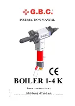 Preview for 1 page of GBC BOILER 1-4 E Instruction Manual