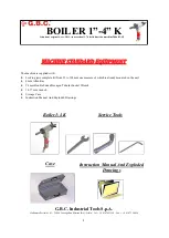 Предварительный просмотр 8 страницы GBC BOILER 1-4 K Instruction Manual