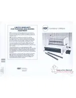 Предварительный просмотр 2 страницы GBC C800PRO Instruction Manual