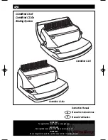 Предварительный просмотр 2 страницы GBC CombBind C110 Instruction Manual