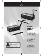 GBC CombBind C150Pro Instruction Manual предпросмотр