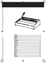 Предварительный просмотр 2 страницы GBC CombBind DB28Pro Instruction Manual