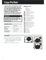 Preview for 4 page of GBC Copy-Pro Twin Instruction Manual