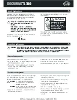 Preview for 3 page of GBC DOCUBIND TL350 Instruction Manual