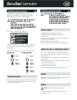 Preview for 21 page of GBC DocuSeal 125P Instruction Manual