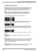 Preview for 3 page of GBC EAGLE 35 OS Operation And Maintenance Manual