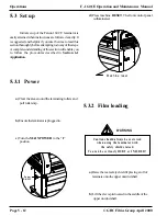 Предварительный просмотр 69 страницы GBC F - 160 CE Operation And Maintenance Manual