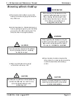 Предварительный просмотр 220 страницы GBC F - 160 Operation And Maintenance Manual