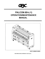 Preview for 1 page of GBC Falcon 60+ (-1) Operation & Maintenance Manual