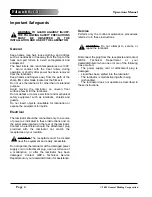 Preview for 5 page of GBC Falcon 60+ (-1) Operation & Maintenance Manual