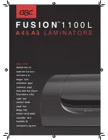 Preview for 1 page of GBC fusion 1100L Starting Manual